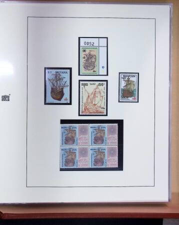 1851-1992, Christopher Columbus thematic balance collection