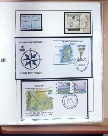 1851-1992, Christopher Columbus thematic balance collection