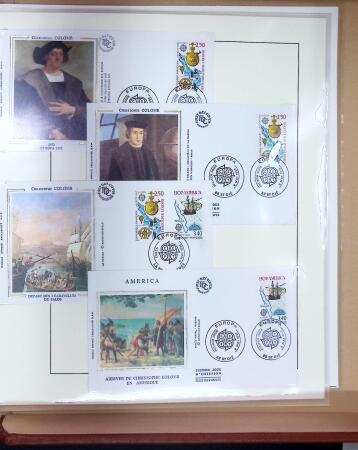 1851-1992, Christopher Columbus thematic balance collection