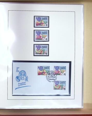 1851-1992, Christopher Columbus thematic balance collection