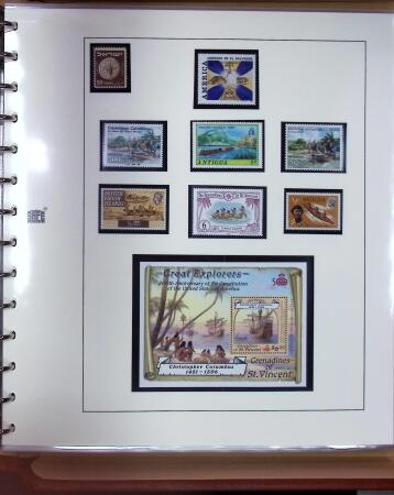 1851-1992, Christopher Columbus thematic balance collection