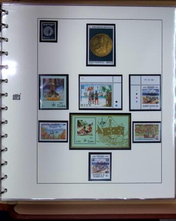 1851-1992, Christopher Columbus thematic balance collection