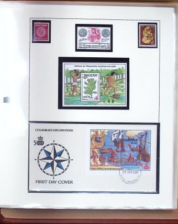 1851-1992, Christopher Columbus thematic balance collection