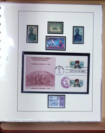 1851-1992, Christopher Columbus thematic balance collection