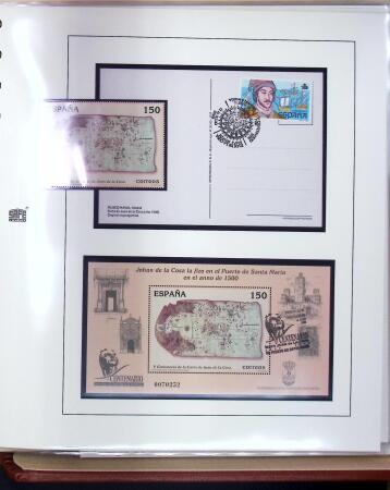 1851-1992, Christopher Columbus thematic balance collection