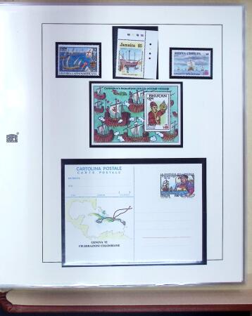 1851-1992, Christopher Columbus thematic balance collection
