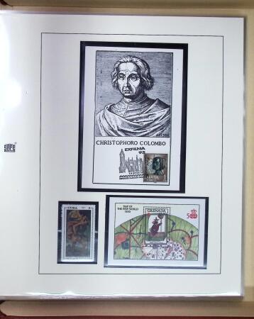 1851-1992, Christopher Columbus thematic balance collection
