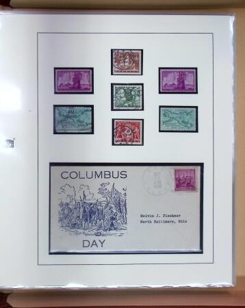 1851-1992, Christopher Columbus thematic balance collection