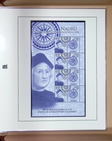 1851-1992, Christopher Columbus thematic balance collection