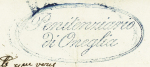 1851 Cover to Menthon, near Annecy, with blue mark