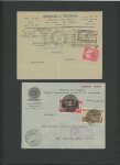 1935 Barranquila III Olimpiada, lot de 17 lettres dont un devant, toutes affranchies de timbres de cette émission