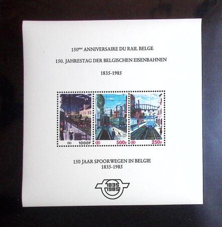 1985 150th anniversary of the Belgian Railways, the