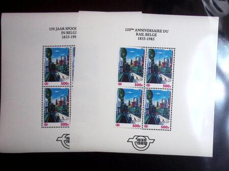 1985 150th anniversary of the Belgian Railways, the
