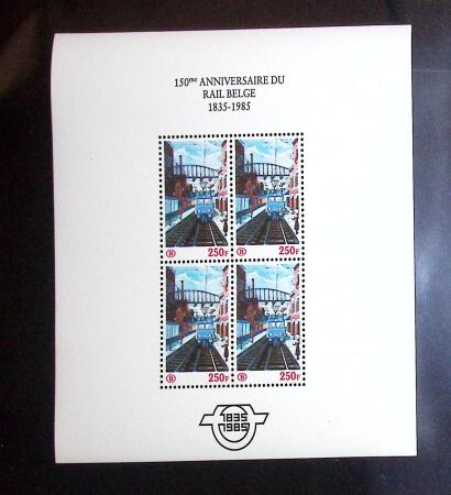 1985 150th anniversary of the Belgian Railways, the