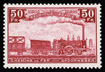 1935 Railway Stamps: 100th anniversary of the Belgian