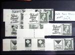 1938-39 Publicity stamps: lot of 29 pairs within the