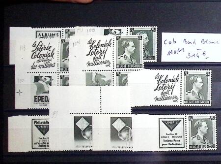 1938-39 Publicity stamps: lot of 29 pairs within the