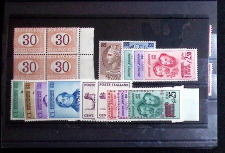 1930-73, Lot with various "back-of-the-book" issues,