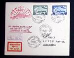 1931 Two registered Polarfahrt cards bearing together