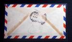 1933 Zeppelin envelope franked by 1933 50c air in block