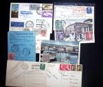 1930-80, Lot of ca200 covers and cards, mostly commercial