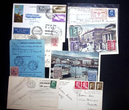 1930-80, Lot of ca200 covers and cards, mostly commercial