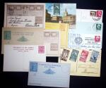 1930-80, Lot of ca200 covers and cards, mostly commercial