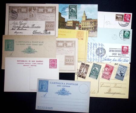 1930-80, Lot of ca200 covers and cards, mostly commercial