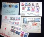 1930-80, Lot of ca200 covers and cards, mostly commercial