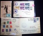 1930-80, Lot of ca200 covers and cards, mostly commercial