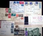 1930-80, Lot of ca200 covers and cards, mostly commercial