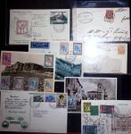 1930-80, Lot of ca200 covers and cards, mostly commercial
