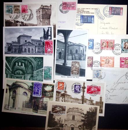 1930-80, Lot of ca200 covers and cards, mostly commercial