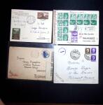 1930-80, Lot of ca200 covers and cards, mostly commercial