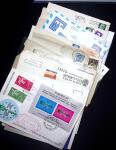 1930-80, Lot of ca200 covers and cards, mostly commercial