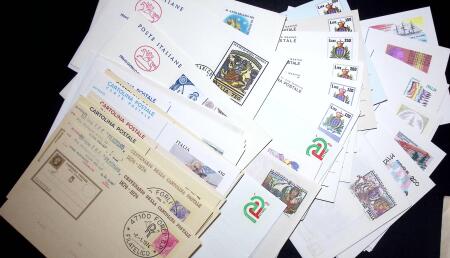 1930-80, Lot of ca200 covers and cards, mostly commercial