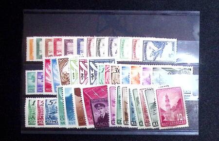 1927-58, Never hinged selection on stockcards showing