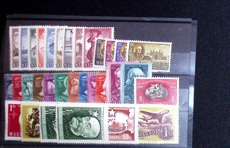 1927-58, Never hinged selection on stockcards showing