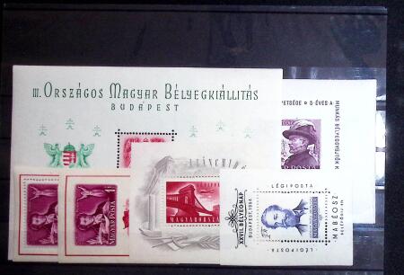 1927-58, Never hinged selection on stockcards showing