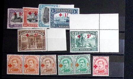 1849-1952, Chiefly never hinged selection on stockcards