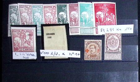 1849-1952, Chiefly never hinged selection on stockcards