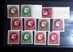 1849-1952, Chiefly never hinged selection on stockcards