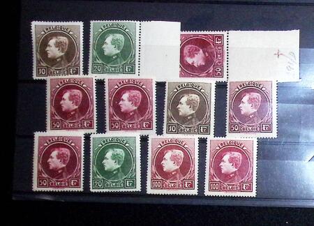 1849-1952, Chiefly never hinged selection on stockcards
