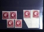 1849-1952, Chiefly never hinged selection on stockcards