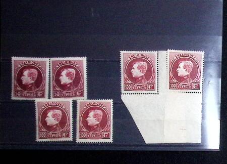 1849-1952, Chiefly never hinged selection on stockcards