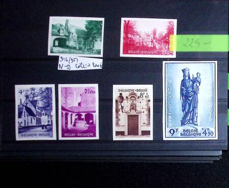 1849-1952, Chiefly never hinged selection on stockcards