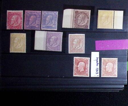 1849-1952, Chiefly never hinged selection on stockcards