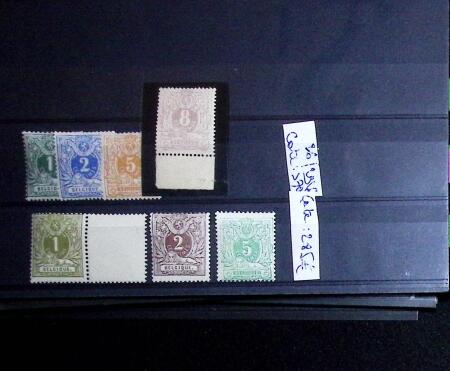 1849-1952, Chiefly never hinged selection on stockcards