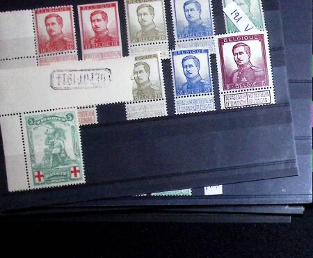 1849-1952, Chiefly never hinged selection on stockcards