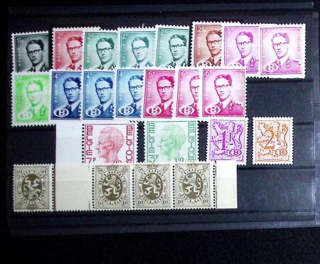 1849-1952, Chiefly never hinged selection on stockcards